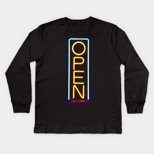 OPEN NEON Kids Long Sleeve T-Shirt